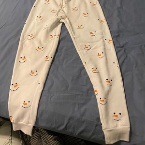 Snowman sweatpants